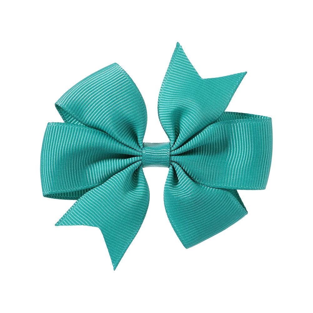 1 pcs Colors Solid Grosgrain Ribbon Bows Clips Hairpin Girl's hair bows Boutique Hair Clip Headware Kids Hair Accessories 564