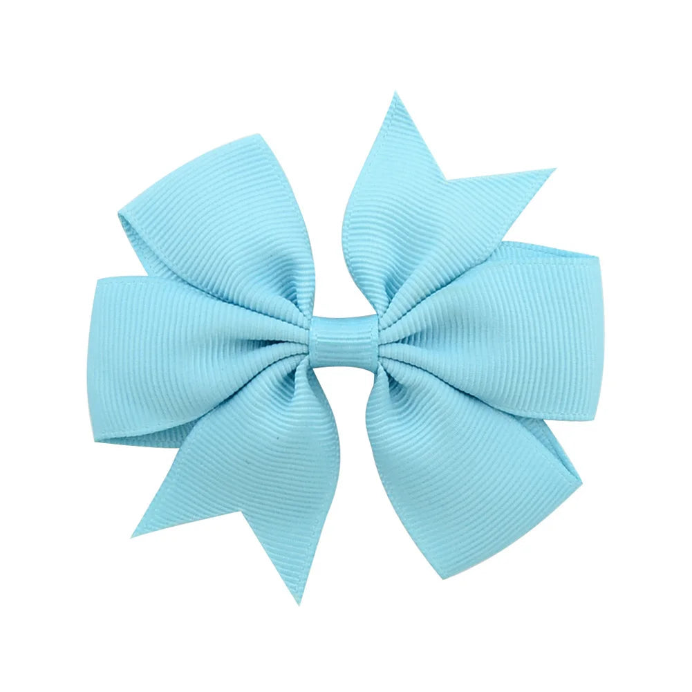 1 pcs Colors Solid Grosgrain Ribbon Bows Clips Hairpin Girl's hair bows Boutique Hair Clip Headware Kids Hair Accessories 564