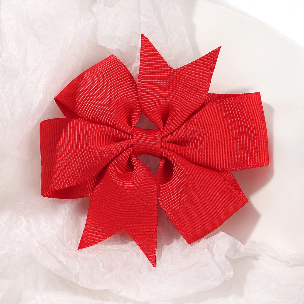 1 pcs Colors Solid Grosgrain Ribbon Bows Clips Hairpin Girl's hair bows Boutique Hair Clip Headware Kids Hair Accessories 564