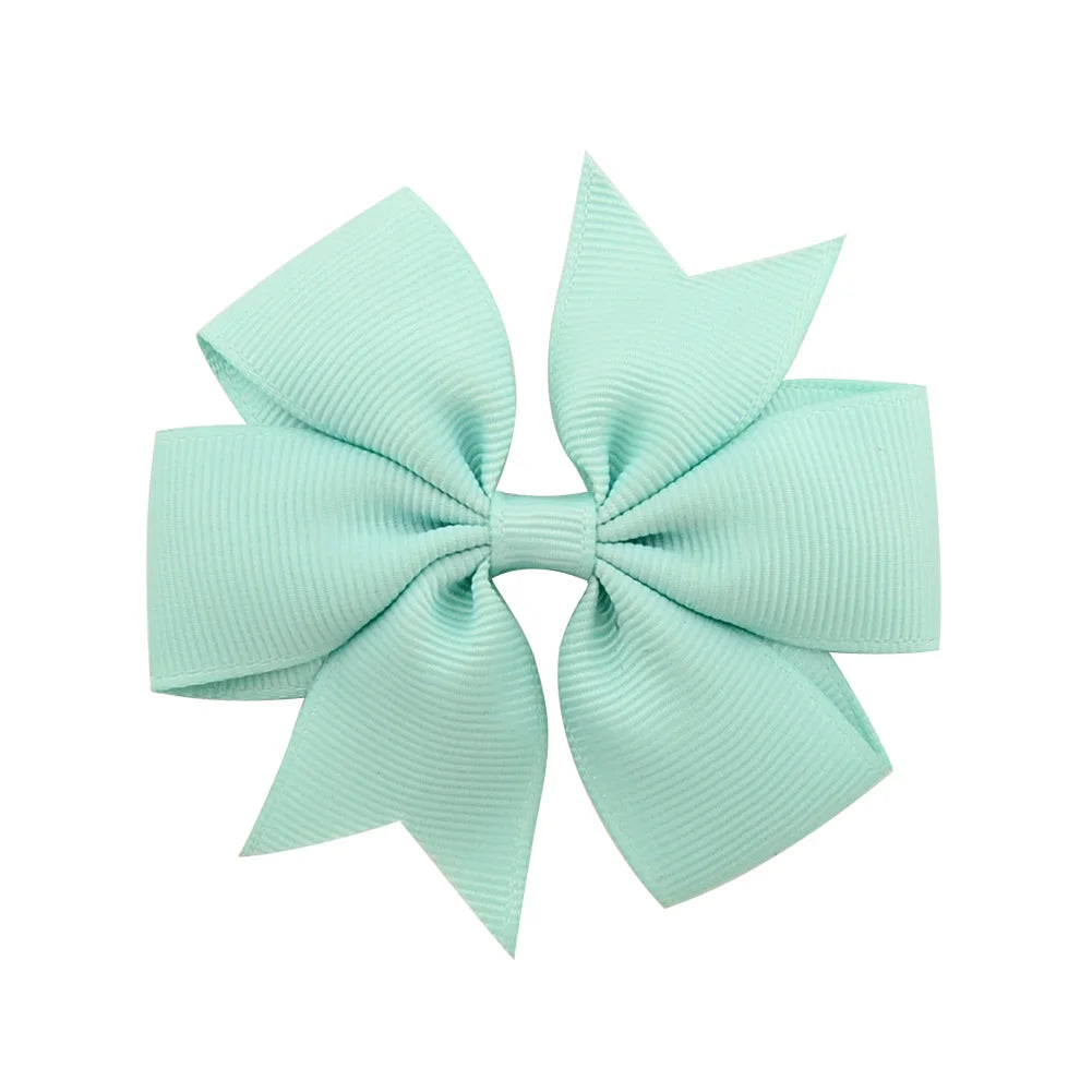1 pcs Colors Solid Grosgrain Ribbon Bows Clips Hairpin Girl's hair bows Boutique Hair Clip Headware Kids Hair Accessories 564