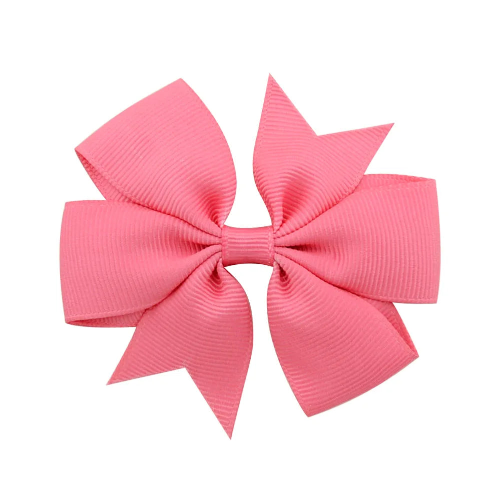 1 pcs Colors Solid Grosgrain Ribbon Bows Clips Hairpin Girl's hair bows Boutique Hair Clip Headware Kids Hair Accessories 564