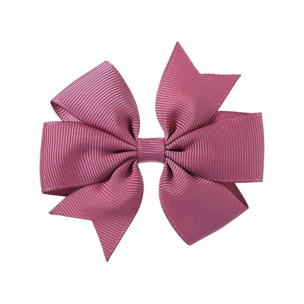 1 pcs Colors Solid Grosgrain Ribbon Bows Clips Hairpin Girl's hair bows Boutique Hair Clip Headware Kids Hair Accessories 564