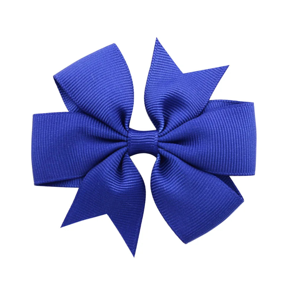 1 pcs Colors Solid Grosgrain Ribbon Bows Clips Hairpin Girl's hair bows Boutique Hair Clip Headware Kids Hair Accessories 564