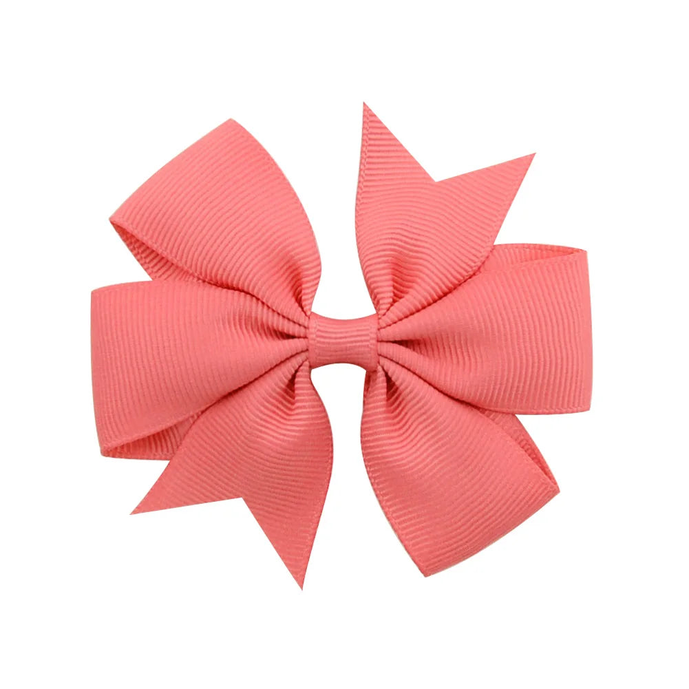1 pcs Colors Solid Grosgrain Ribbon Bows Clips Hairpin Girl's hair bows Boutique Hair Clip Headware Kids Hair Accessories 564