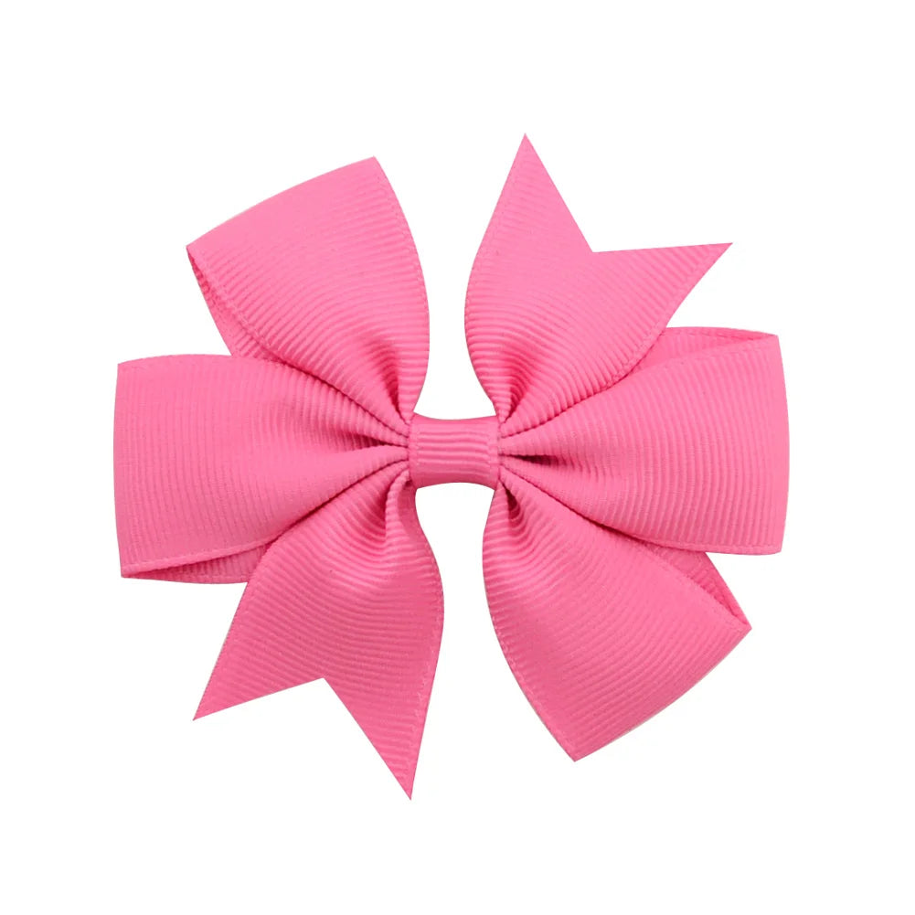 1 pcs Colors Solid Grosgrain Ribbon Bows Clips Hairpin Girl's hair bows Boutique Hair Clip Headware Kids Hair Accessories 564