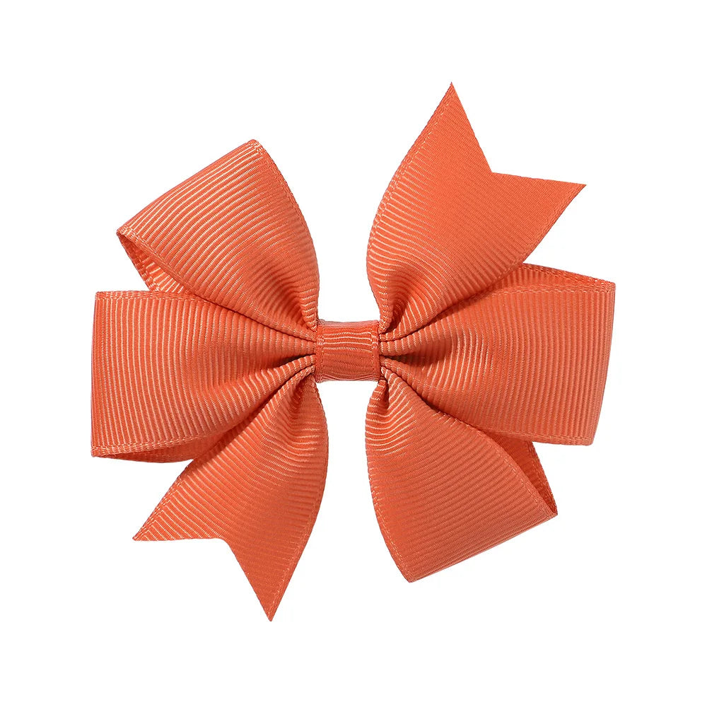 1 pcs Colors Solid Grosgrain Ribbon Bows Clips Hairpin Girl's hair bows Boutique Hair Clip Headware Kids Hair Accessories 564