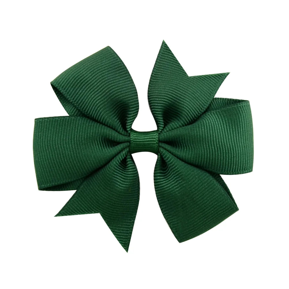 1 pcs Colors Solid Grosgrain Ribbon Bows Clips Hairpin Girl's hair bows Boutique Hair Clip Headware Kids Hair Accessories 564