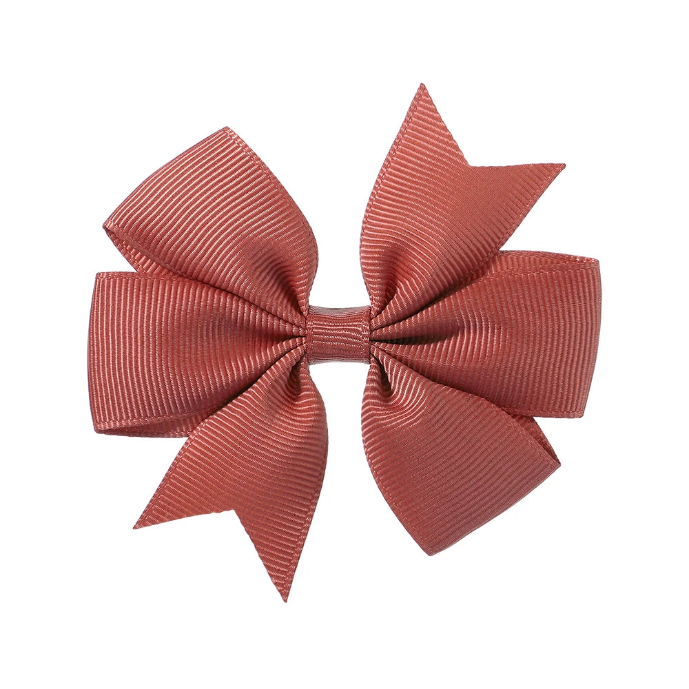 1 pcs Colors Solid Grosgrain Ribbon Bows Clips Hairpin Girl's hair bows Boutique Hair Clip Headware Kids Hair Accessories 564