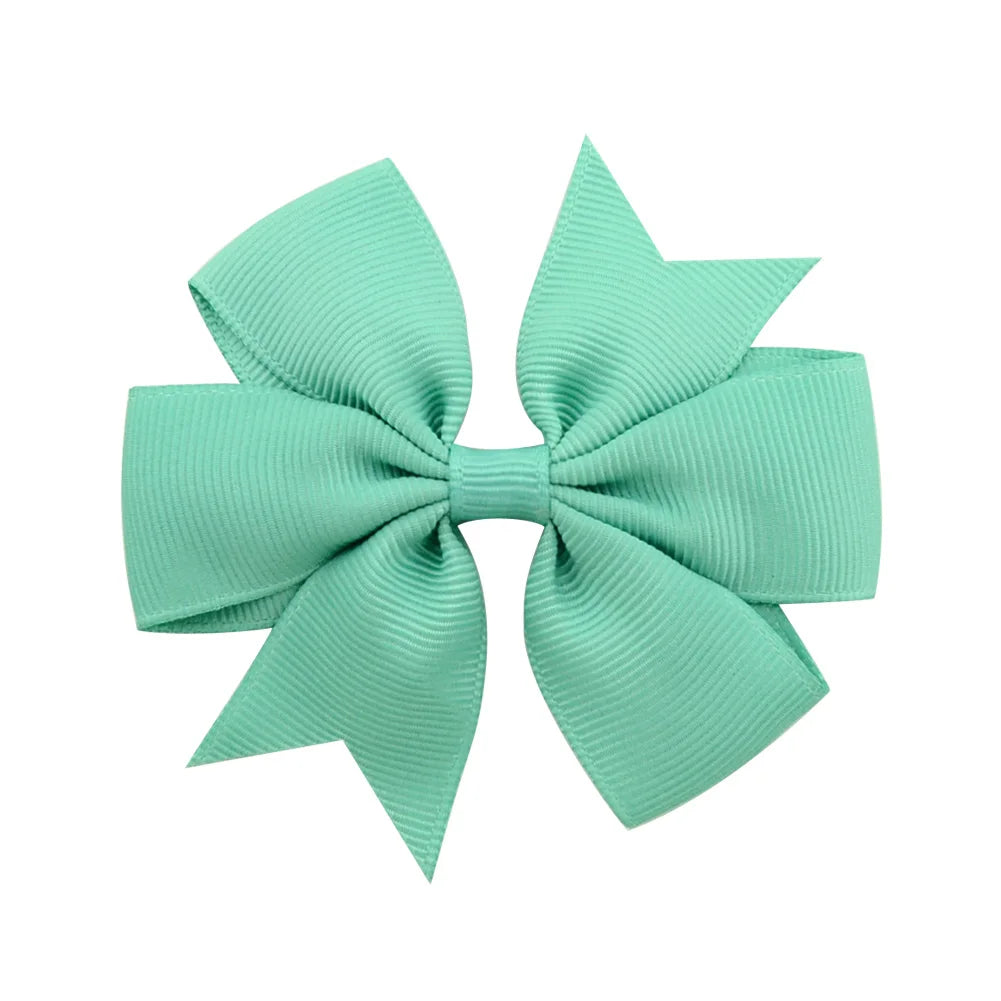 1 pcs Colors Solid Grosgrain Ribbon Bows Clips Hairpin Girl's hair bows Boutique Hair Clip Headware Kids Hair Accessories 564