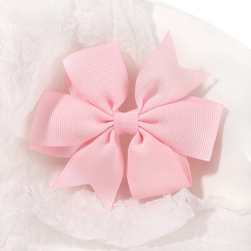 1 pcs Colors Solid Grosgrain Ribbon Bows Clips Hairpin Girl's hair bows Boutique Hair Clip Headware Kids Hair Accessories 564
