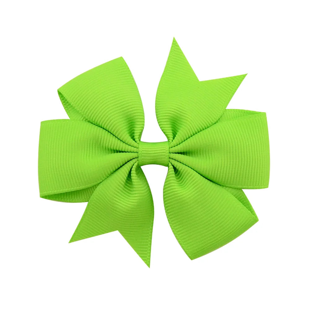 1 pcs Colors Solid Grosgrain Ribbon Bows Clips Hairpin Girl's hair bows Boutique Hair Clip Headware Kids Hair Accessories 564