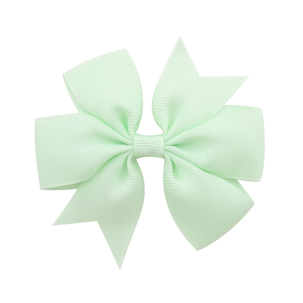1 pcs Colors Solid Grosgrain Ribbon Bows Clips Hairpin Girl's hair bows Boutique Hair Clip Headware Kids Hair Accessories 564