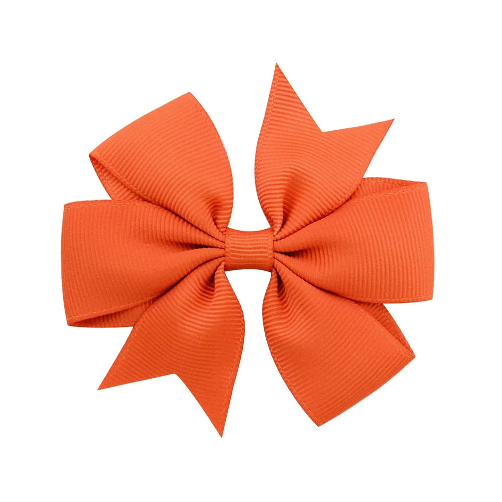 1 pcs Colors Solid Grosgrain Ribbon Bows Clips Hairpin Girl's hair bows Boutique Hair Clip Headware Kids Hair Accessories 564