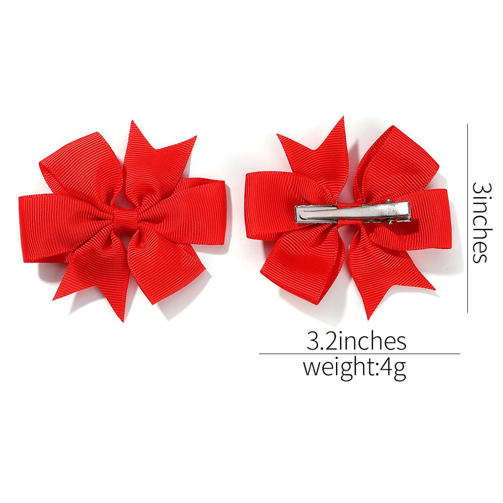 1 pcs Colors Solid Grosgrain Ribbon Bows Clips Hairpin Girl's hair bows Boutique Hair Clip Headware Kids Hair Accessories 564