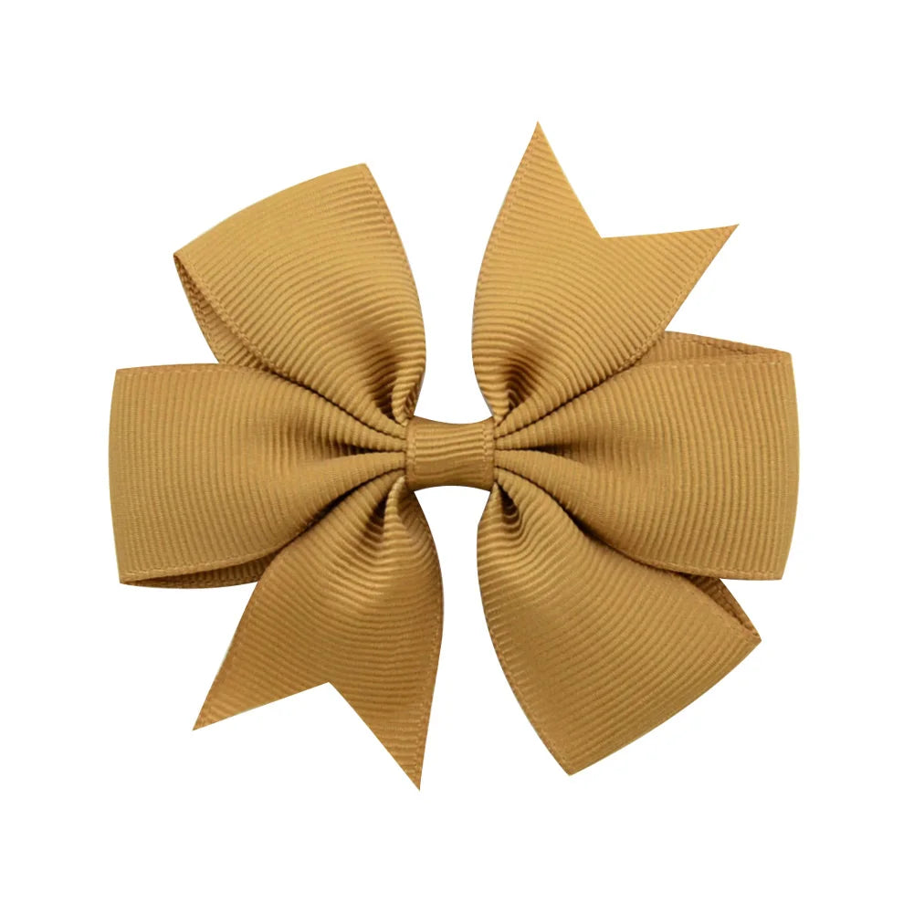 1 pcs Colors Solid Grosgrain Ribbon Bows Clips Hairpin Girl's hair bows Boutique Hair Clip Headware Kids Hair Accessories 564
