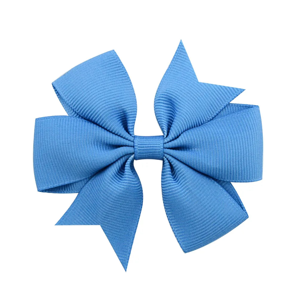 1 pcs Colors Solid Grosgrain Ribbon Bows Clips Hairpin Girl's hair bows Boutique Hair Clip Headware Kids Hair Accessories 564