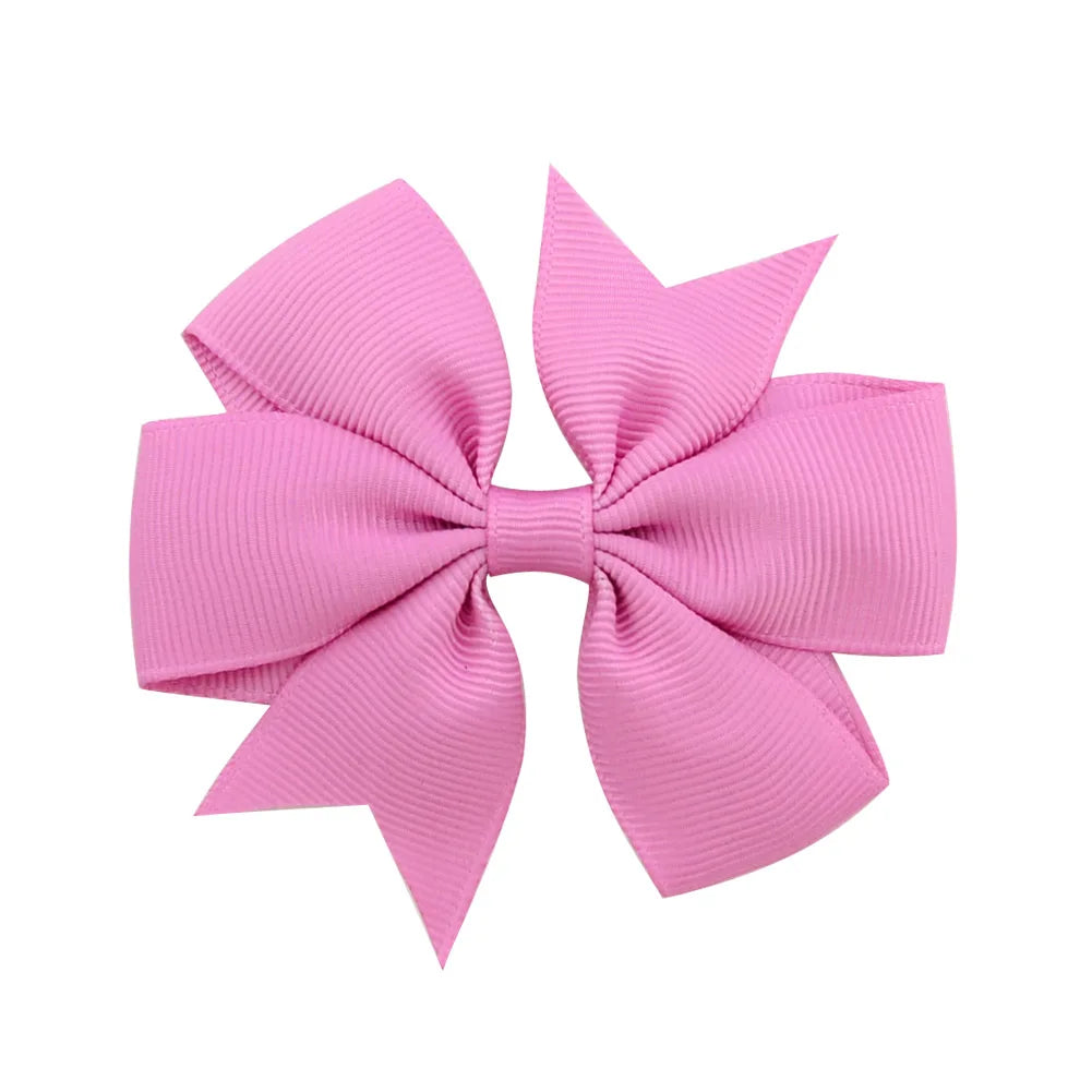 1 pcs Colors Solid Grosgrain Ribbon Bows Clips Hairpin Girl's hair bows Boutique Hair Clip Headware Kids Hair Accessories 564
