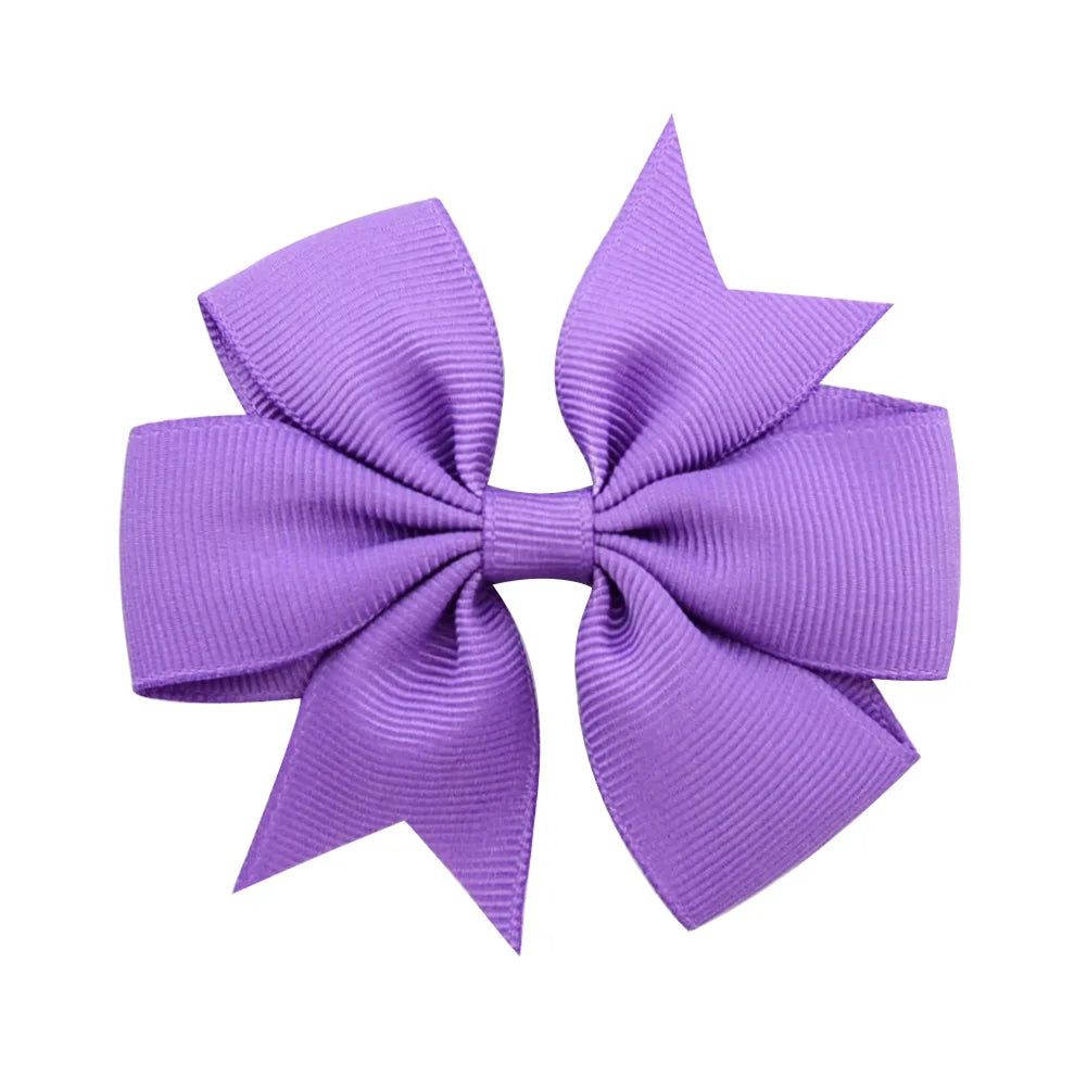 1 pcs Colors Solid Grosgrain Ribbon Bows Clips Hairpin Girl's hair bows Boutique Hair Clip Headware Kids Hair Accessories 564
