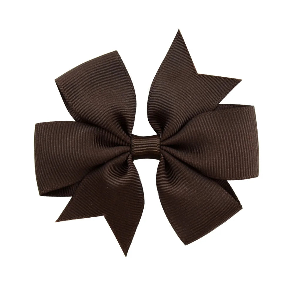 1 pcs Colors Solid Grosgrain Ribbon Bows Clips Hairpin Girl's hair bows Boutique Hair Clip Headware Kids Hair Accessories 564