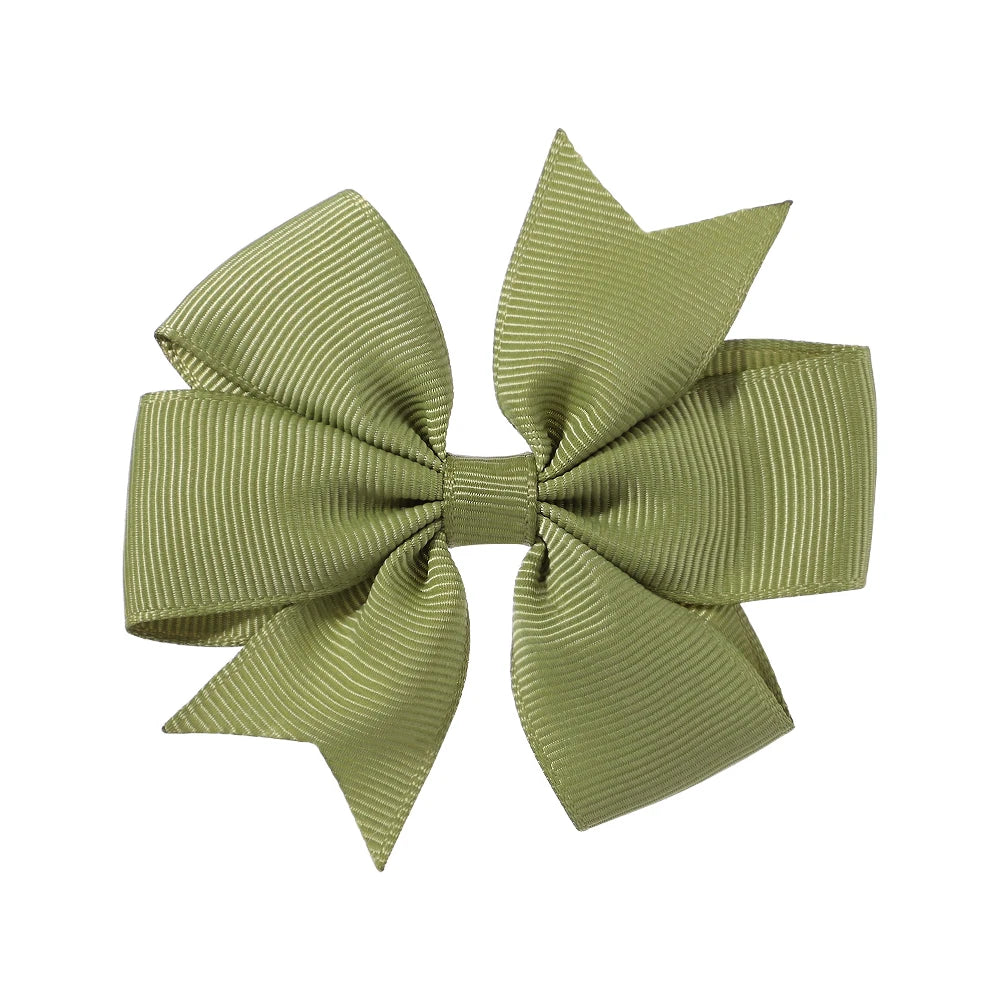 1 pcs Colors Solid Grosgrain Ribbon Bows Clips Hairpin Girl's hair bows Boutique Hair Clip Headware Kids Hair Accessories 564