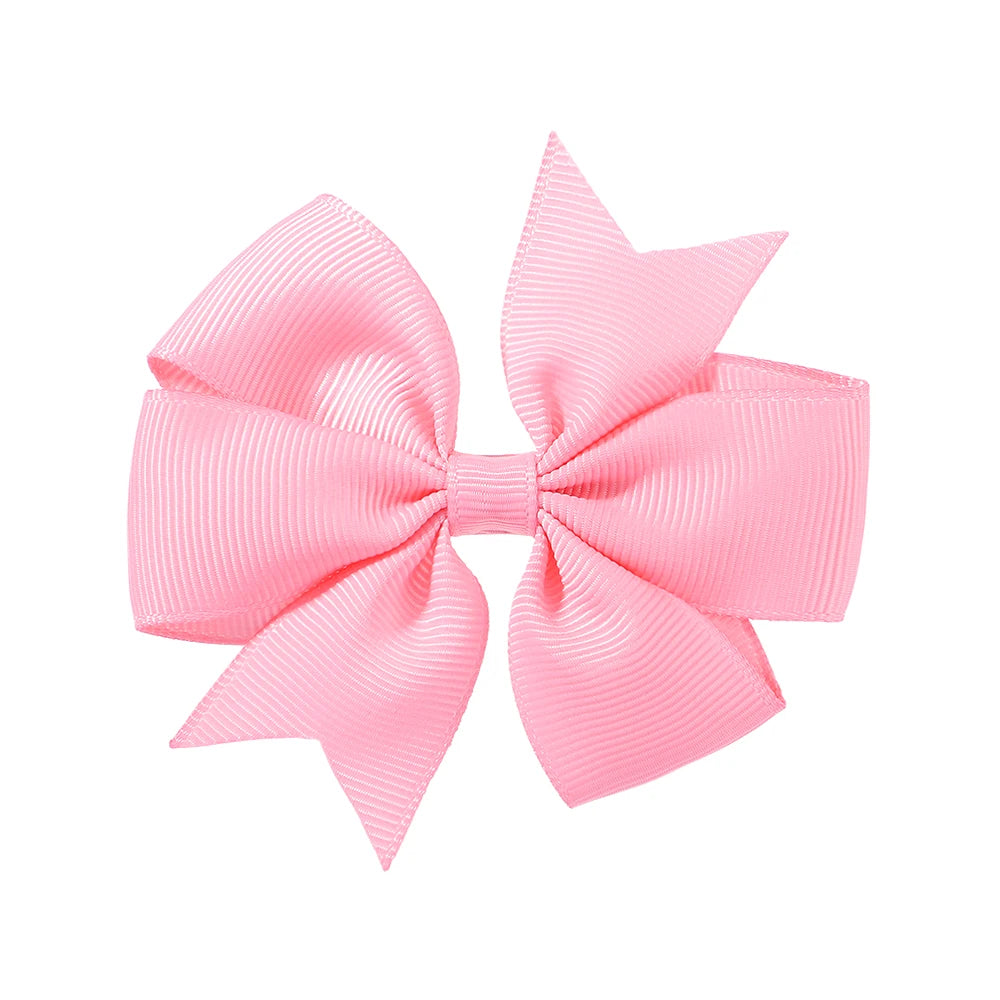 1 pcs Colors Solid Grosgrain Ribbon Bows Clips Hairpin Girl's hair bows Boutique Hair Clip Headware Kids Hair Accessories 564