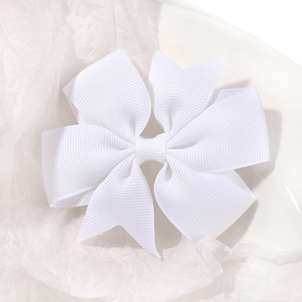 1 pcs Colors Solid Grosgrain Ribbon Bows Clips Hairpin Girl's hair bows Boutique Hair Clip Headware Kids Hair Accessories 564