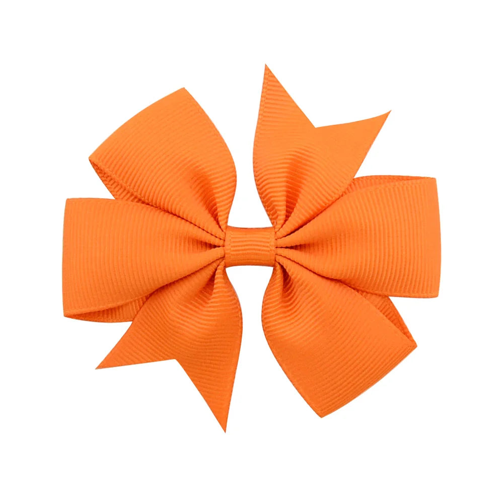 1 pcs Colors Solid Grosgrain Ribbon Bows Clips Hairpin Girl's hair bows Boutique Hair Clip Headware Kids Hair Accessories 564