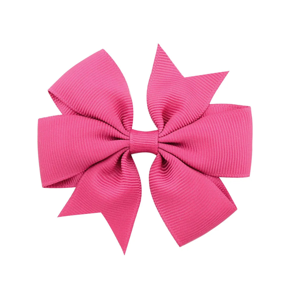 1 pcs Colors Solid Grosgrain Ribbon Bows Clips Hairpin Girl's hair bows Boutique Hair Clip Headware Kids Hair Accessories 564