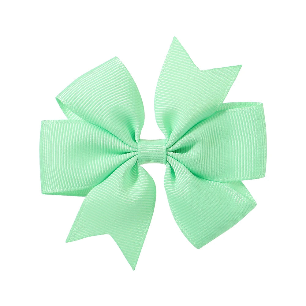 1 pcs Colors Solid Grosgrain Ribbon Bows Clips Hairpin Girl's hair bows Boutique Hair Clip Headware Kids Hair Accessories 564