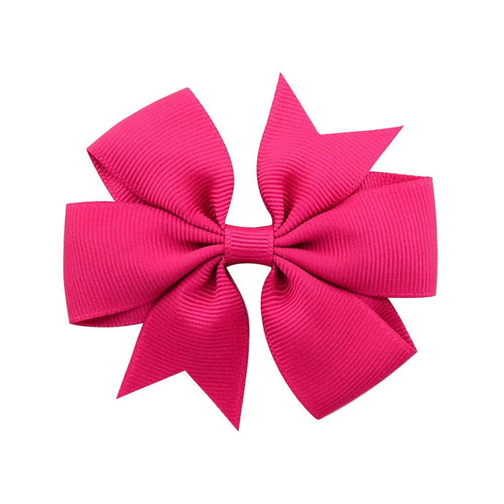 1 pcs Colors Solid Grosgrain Ribbon Bows Clips Hairpin Girl's hair bows Boutique Hair Clip Headware Kids Hair Accessories 564